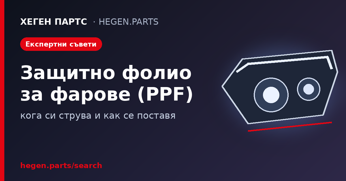 Защитно фолио за фарове (PPF): струва ли си и как да го поставите правилно