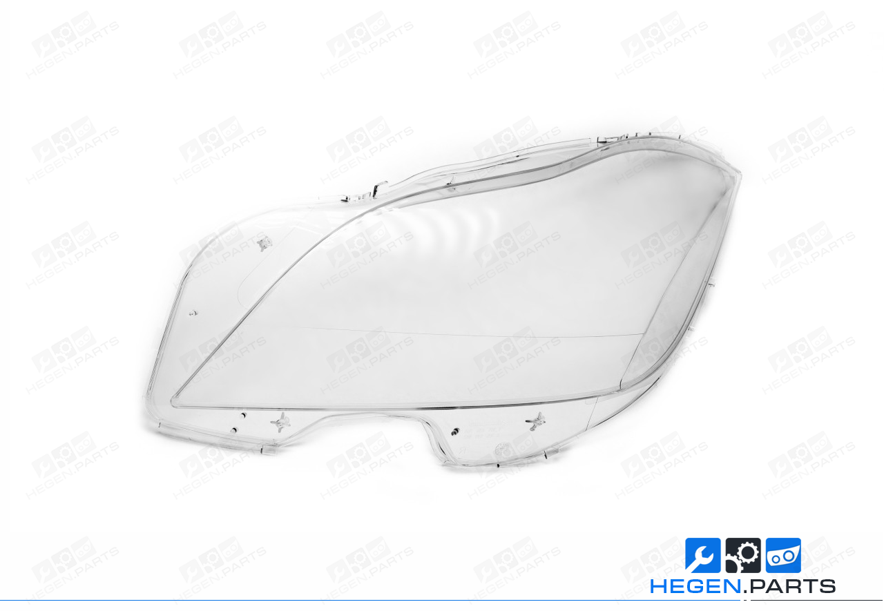 Ляво стъкло (капак) за фар на MERCEDES CLS класа C218 11-15 преди фейслифт Halogen/ Xenon/ LED