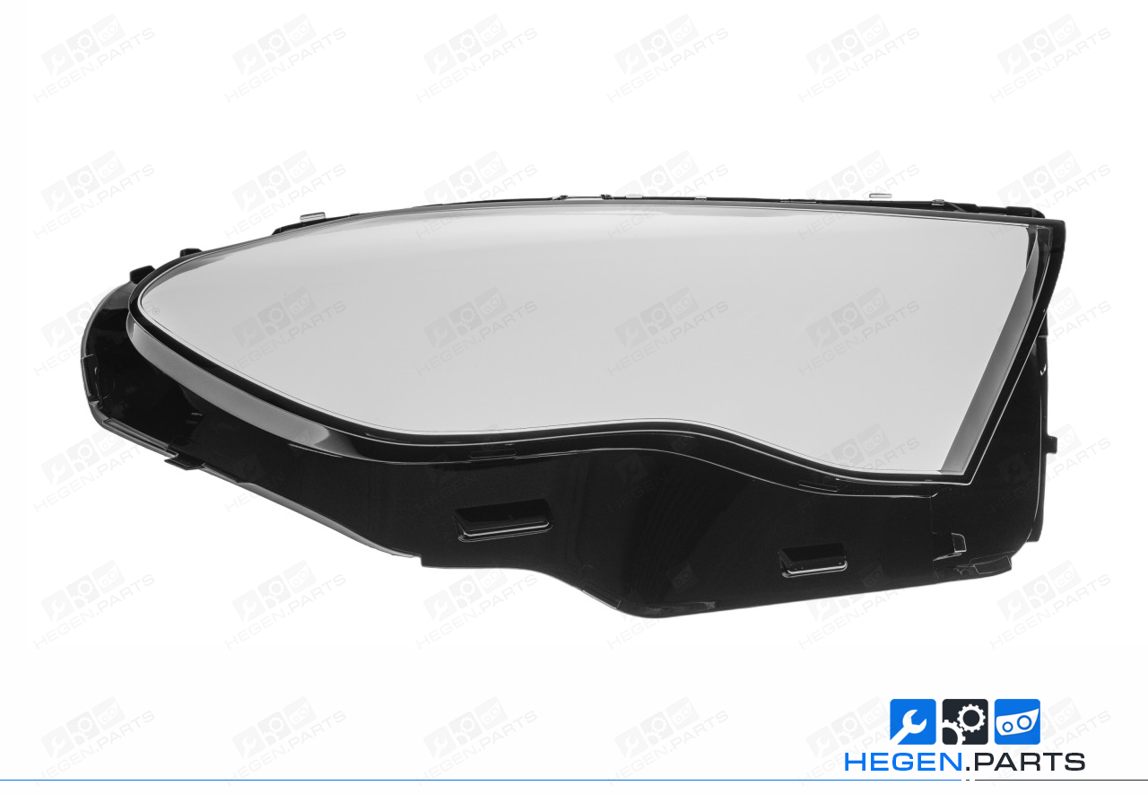 Дясно стъкло (капак) за фар на MERCEDES E класа W214 24-26 LED/ LED с AFS