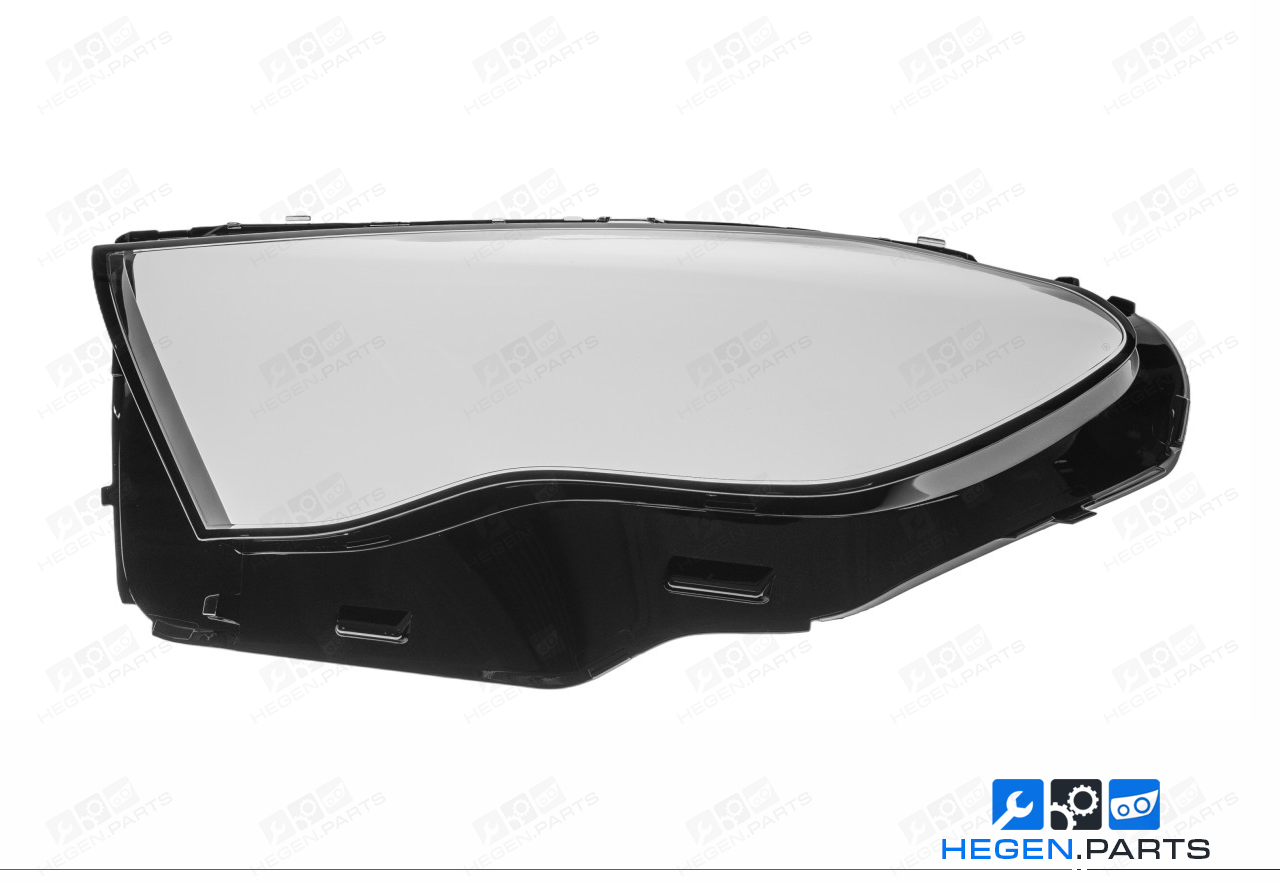 Ляво стъкло (капак) за фар на MERCEDES E класа W214 24-26 LED/ LED с AFS