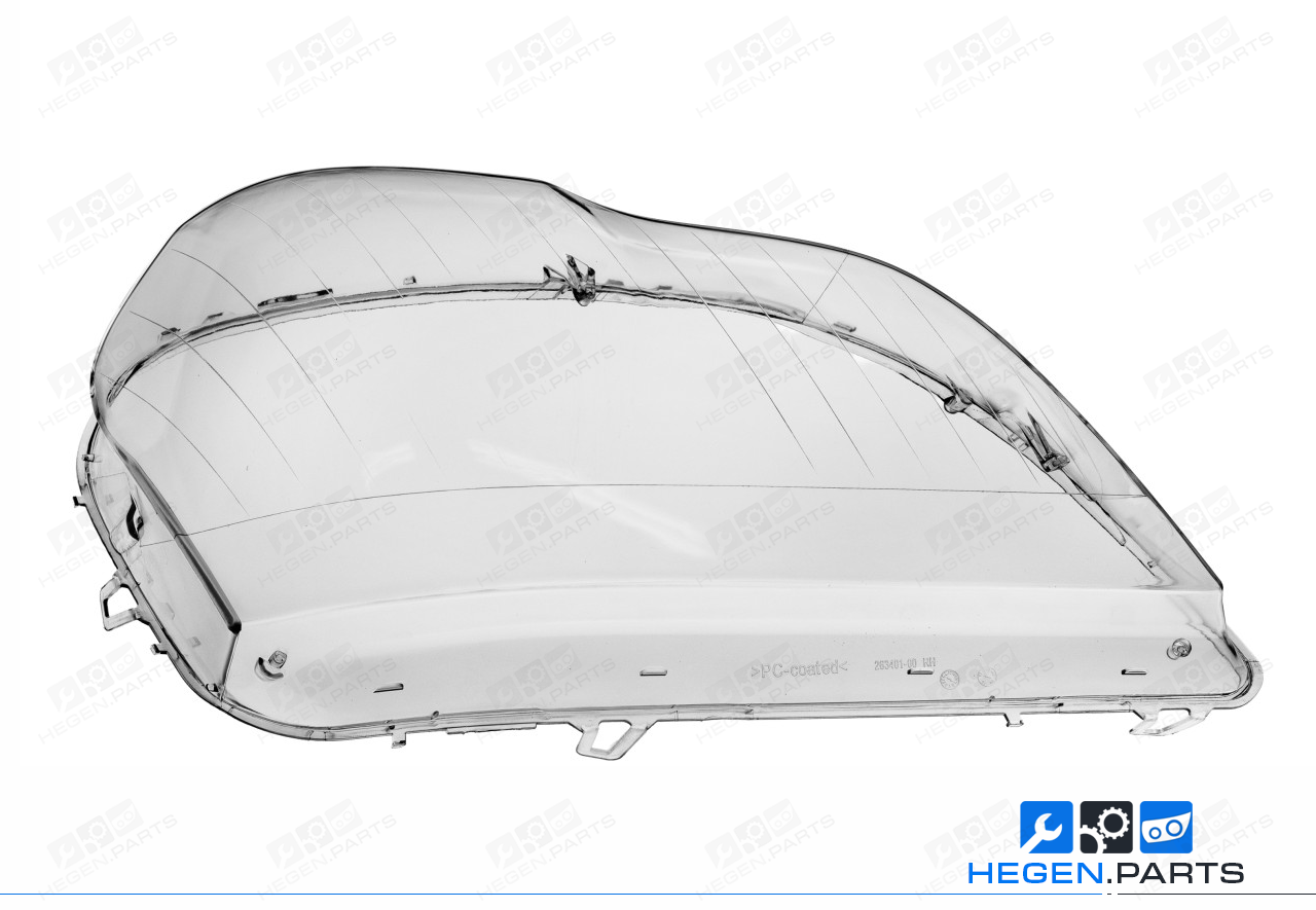Дясно стъкло (капак) за фар на MERCEDES GL класа X164 06-11 преди фейслифт / фейслифт