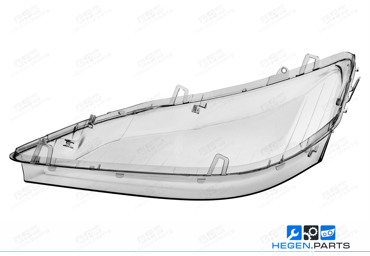 Дясно стъкло (капак) за фар на MERCEDES GL класа X164 06-11 преди фейслифт / фейслифт