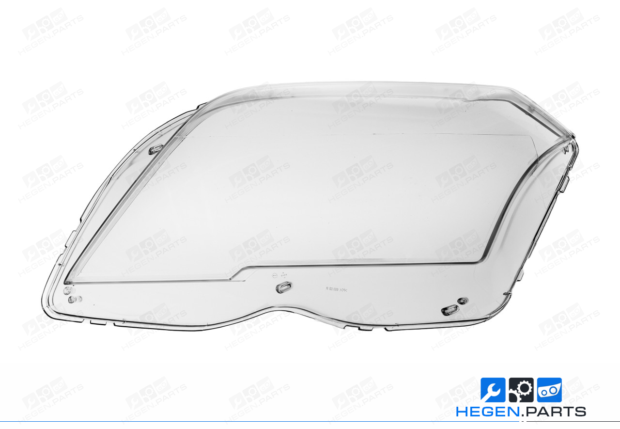 Ляво стъкло (капак) за фар на MERCEDES GLK класа X204 08-12 преди фейслифт