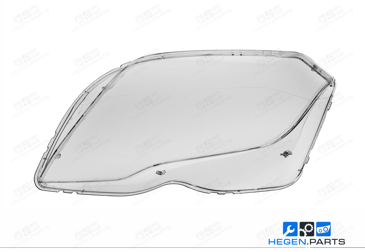 Ляво стъкло (капак) за фар на MERCEDES GLK класа X204 13-15 фейслифт