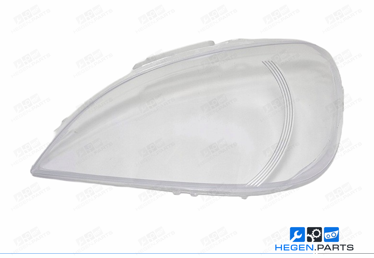 Ляво стъкло (капак) за фар на MERCEDES ML класа W163 01-05 фейслифт