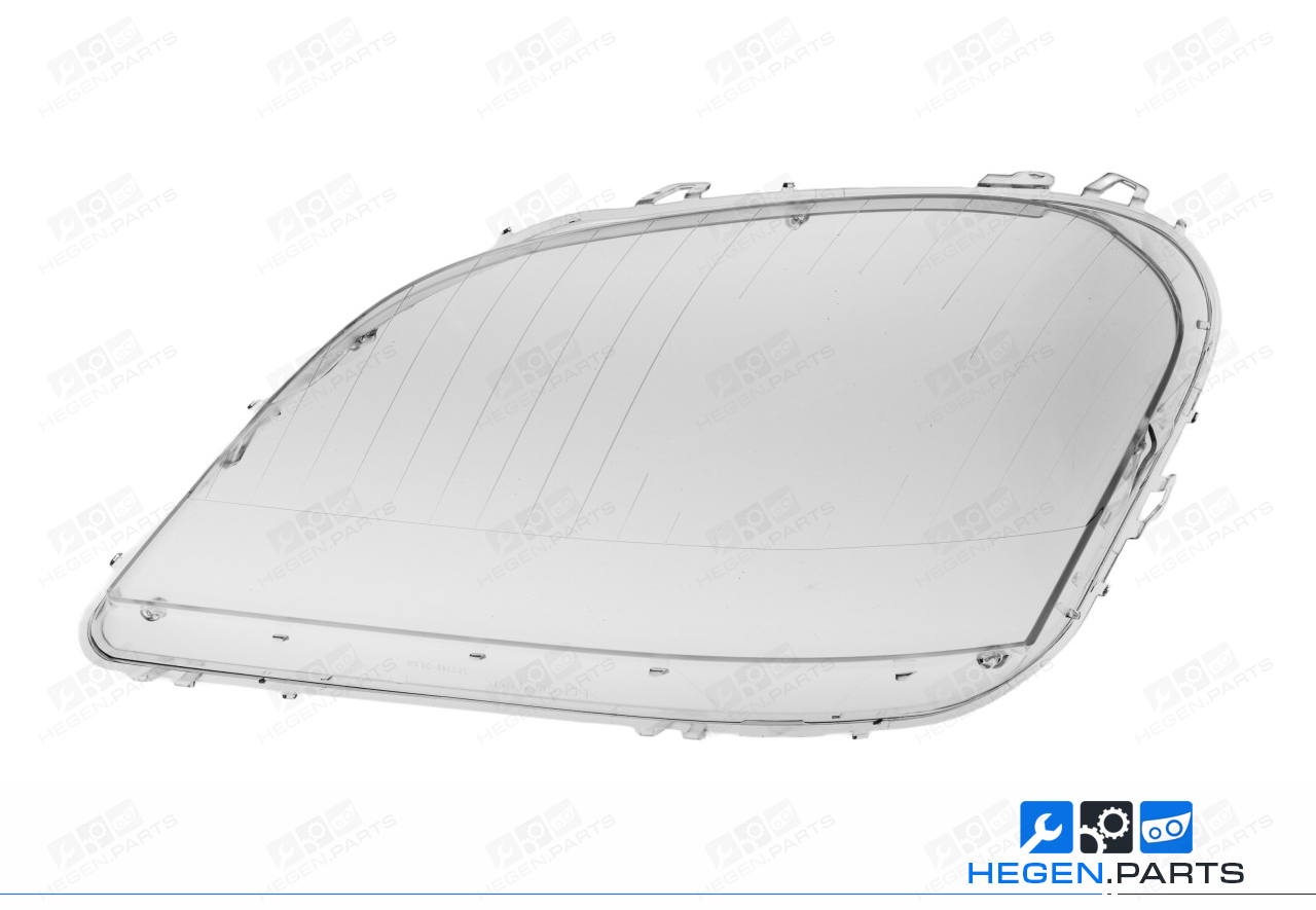 Ляво стъкло (капак) за фар на MERCEDES ML класа W164 05-08 преди фейслифт