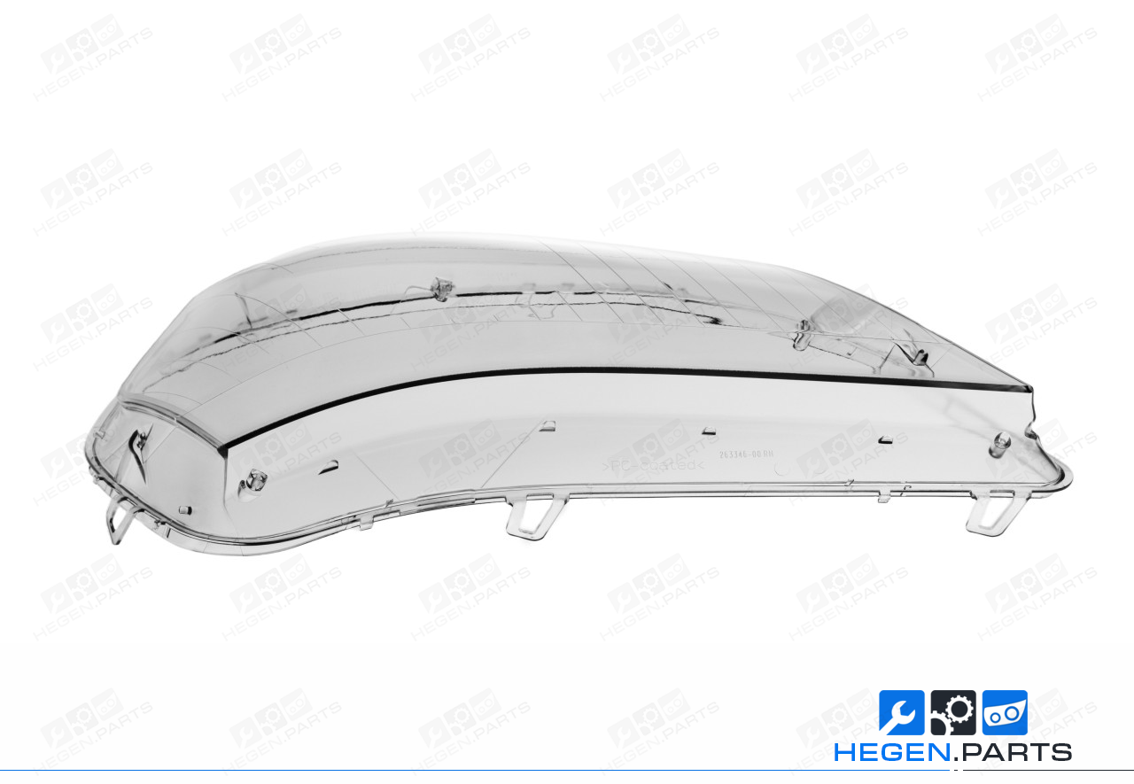 Дясно стъкло (капак) за фар на MERCEDES ML класа W164 05-08 преди фейслифт