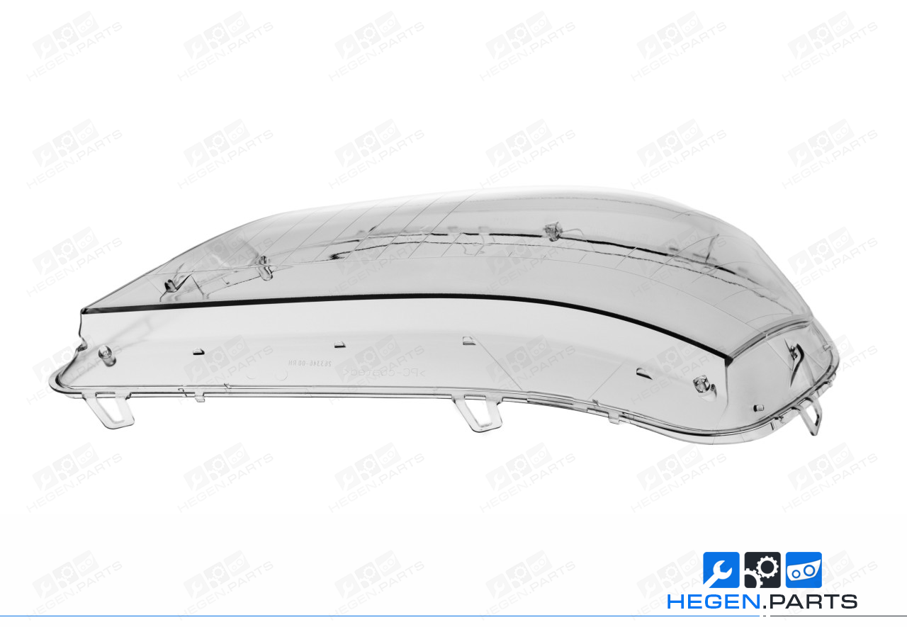 Ляво стъкло (капак) за фар на MERCEDES ML класа W164 05-08 преди фейслифт