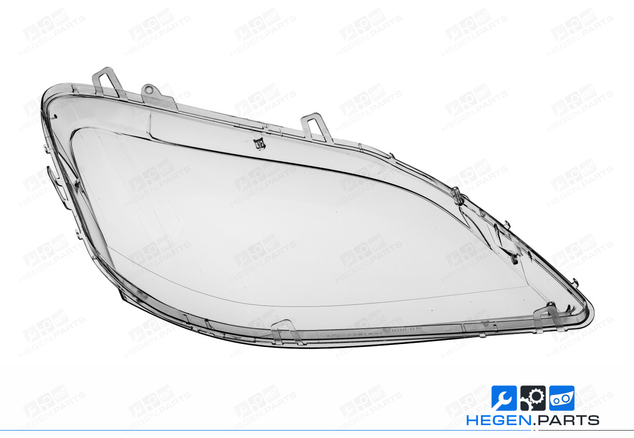 Ляво стъкло (капак) за фар на MERCEDES ML класа W164 05-08 преди фейслифт