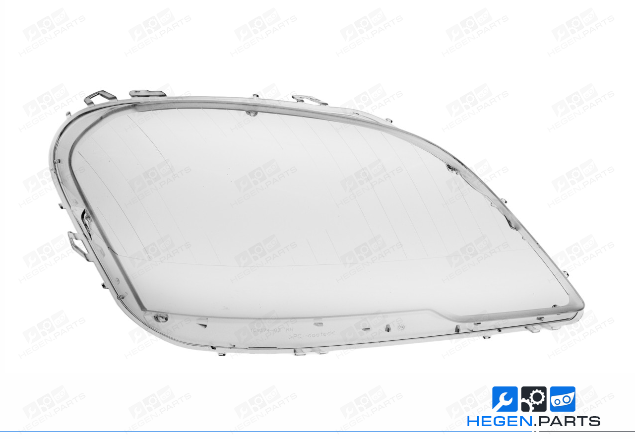 Дясно стъкло (капак) за фар на MERCEDES ML класа W164 09-12 фейслифт