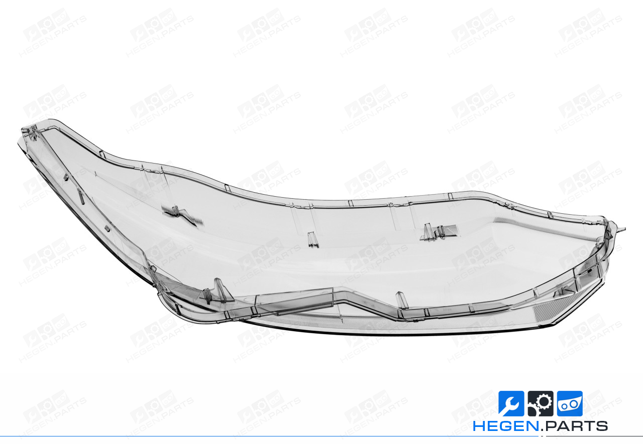 Ляво стъкло (капак) за фар на NISSAN Qashqai J11 16-18 преди фейслифт