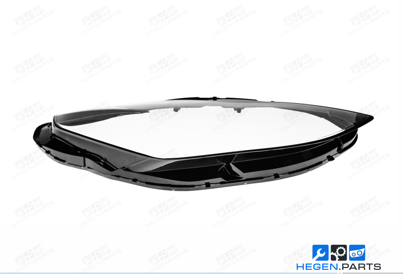 Дясно стъкло (капак) за фар на TESLA Model 3 17-21 без MATRIX
