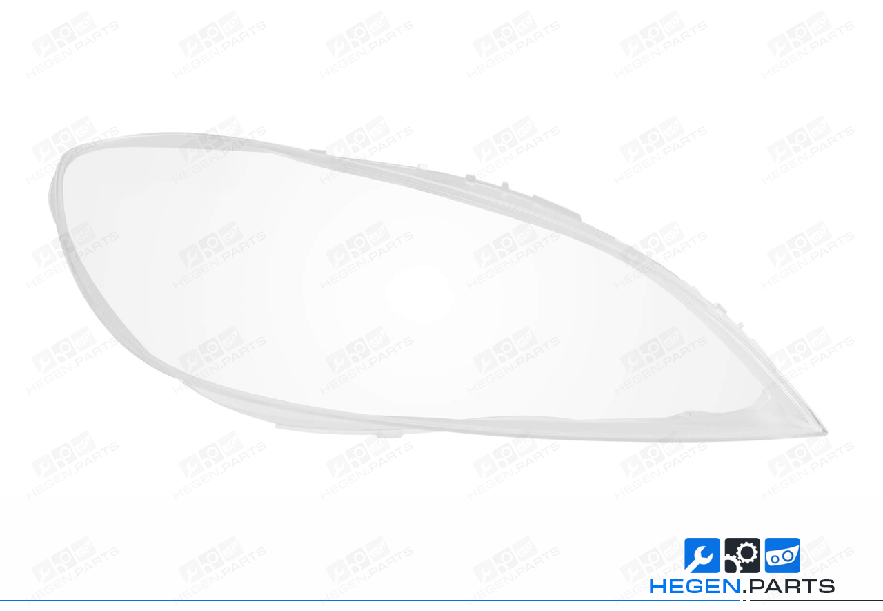 Дясно стъкло (капак) за фар на VOLVO V40 P1 17-20 фейслифт