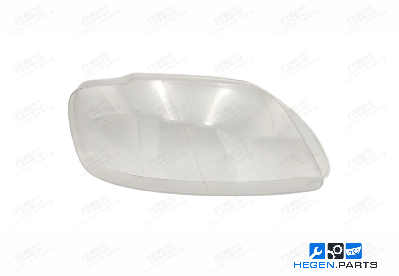 Дясно стъкло (капак) за фар на VW Caddy 2K 04-11 преди фейслифт