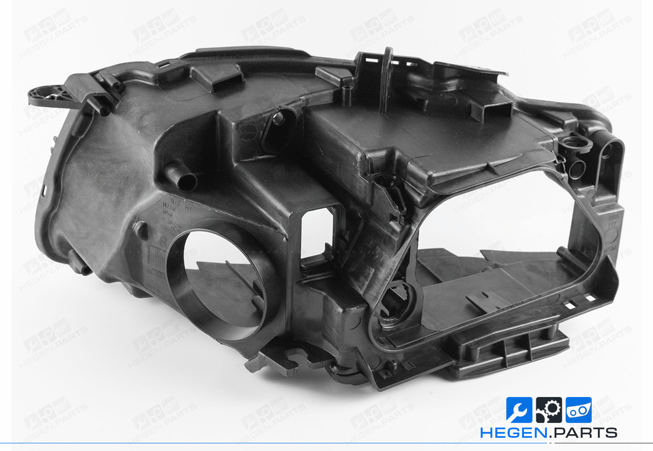 Десен корпус за фар на AUDI A5 8T 07-11 преди фейслифт