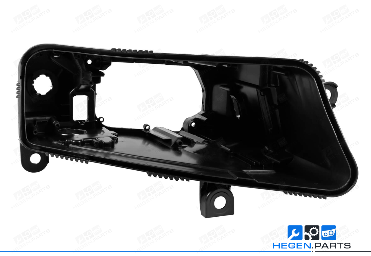 Десен корпус за фар на AUDI A6 C6 09-11 фейслифт Xenon с LED дневни