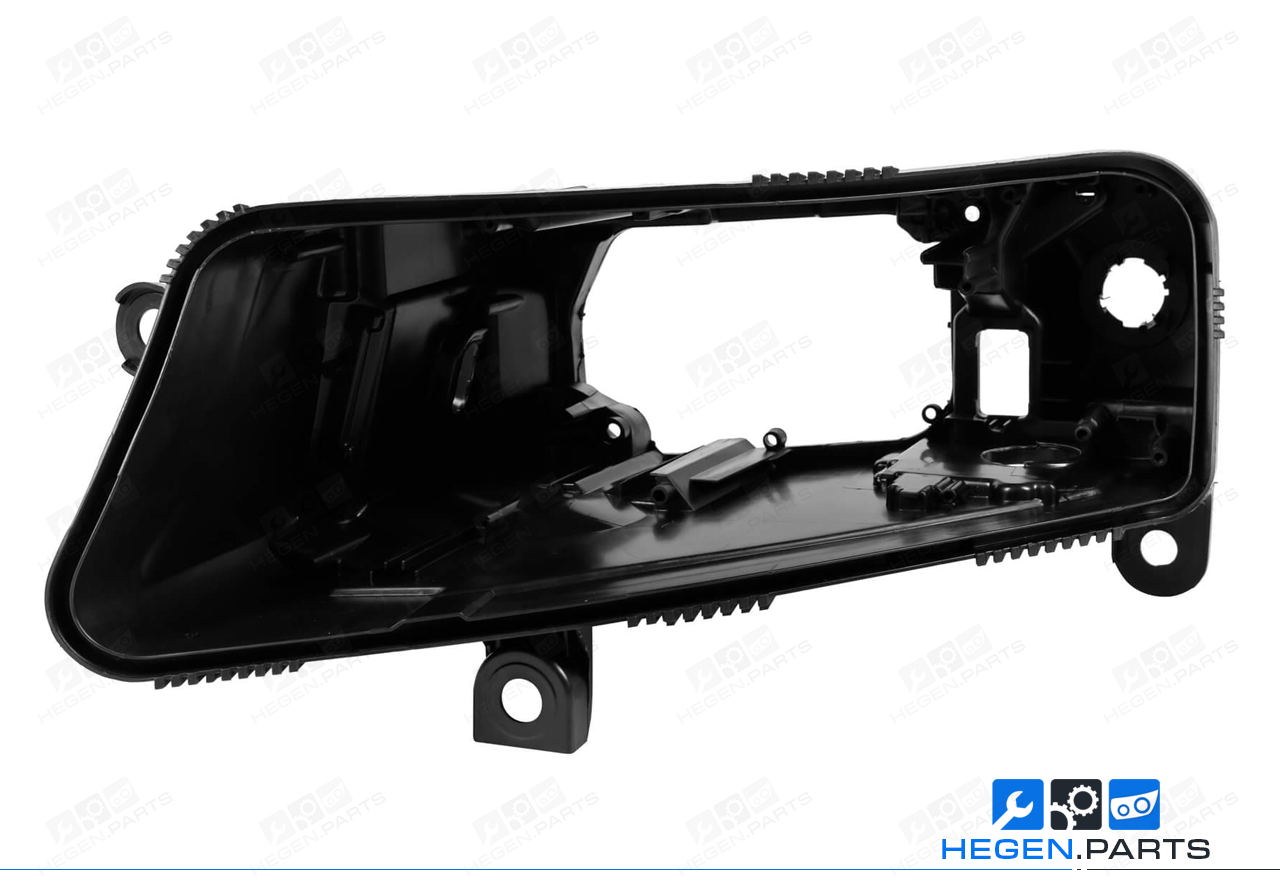 Ляв корпус за фар на AUDI A6 C6 09-11 фейслифт Xenon с LED дневни