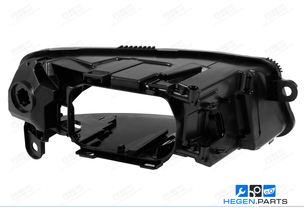 Ляв корпус за фар на AUDI A6 C6 09-11 фейслифт Xenon с LED дневни