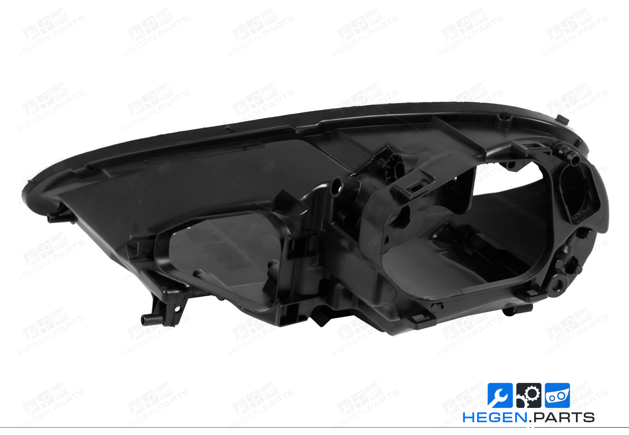 Десен корпус за фар на PORSCHE Panamera 970 09-14 преди фейслифт
