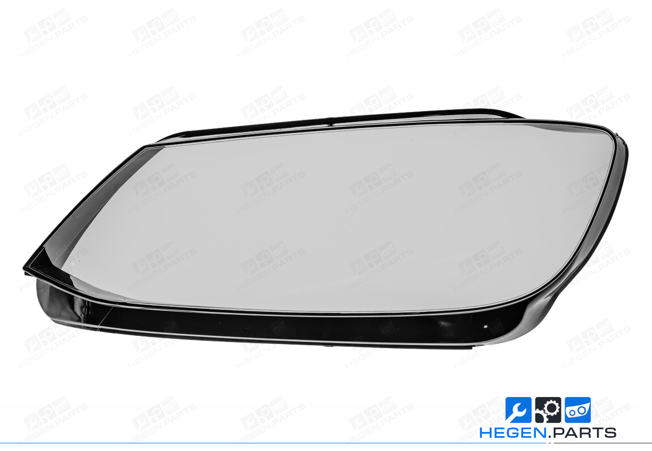 Ляво стъкло (капак) за фар на VW Sharan 7N 11-23 преди фейслифт / фейслифт