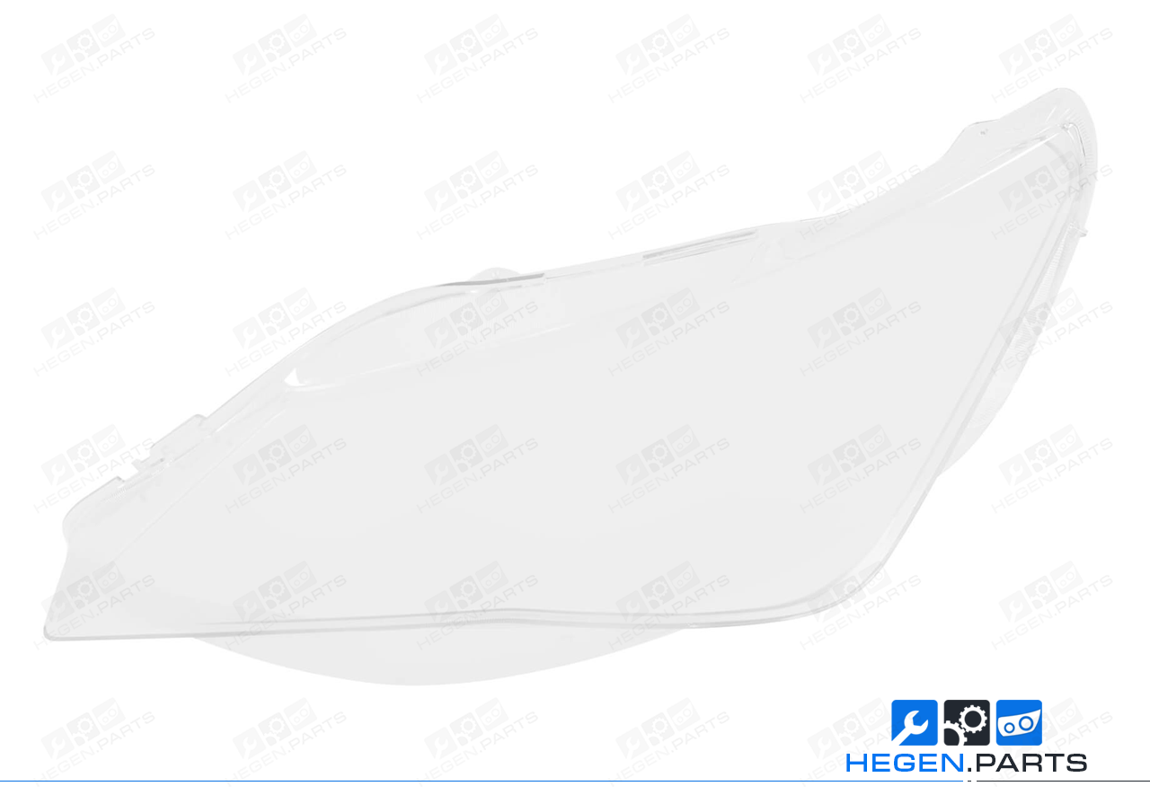 Ляво стъкло (капак) за фар на SEAT IBIZA 6J 12-17 1-ви и 2-ри фейслифт