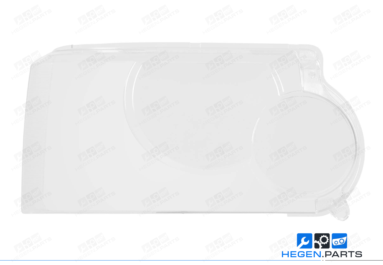 Дясно стъкло (капак) за фар на LAND-ROVER Range Rover Vogue L322 06-09 1-ви фейслифт