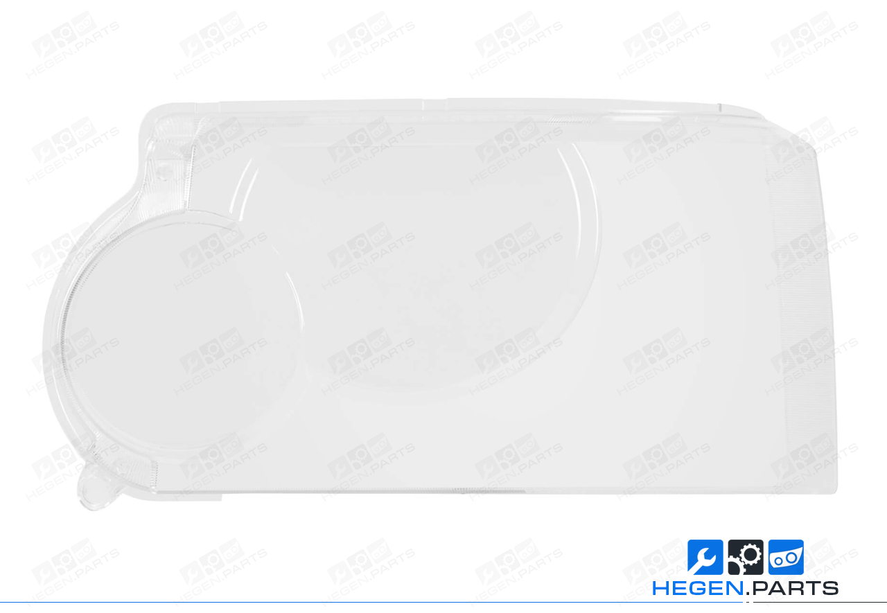 Ляво стъкло (капак) за фар на LAND-ROVER Range Rover Vogue L322 06-09 1-ви фейслифт