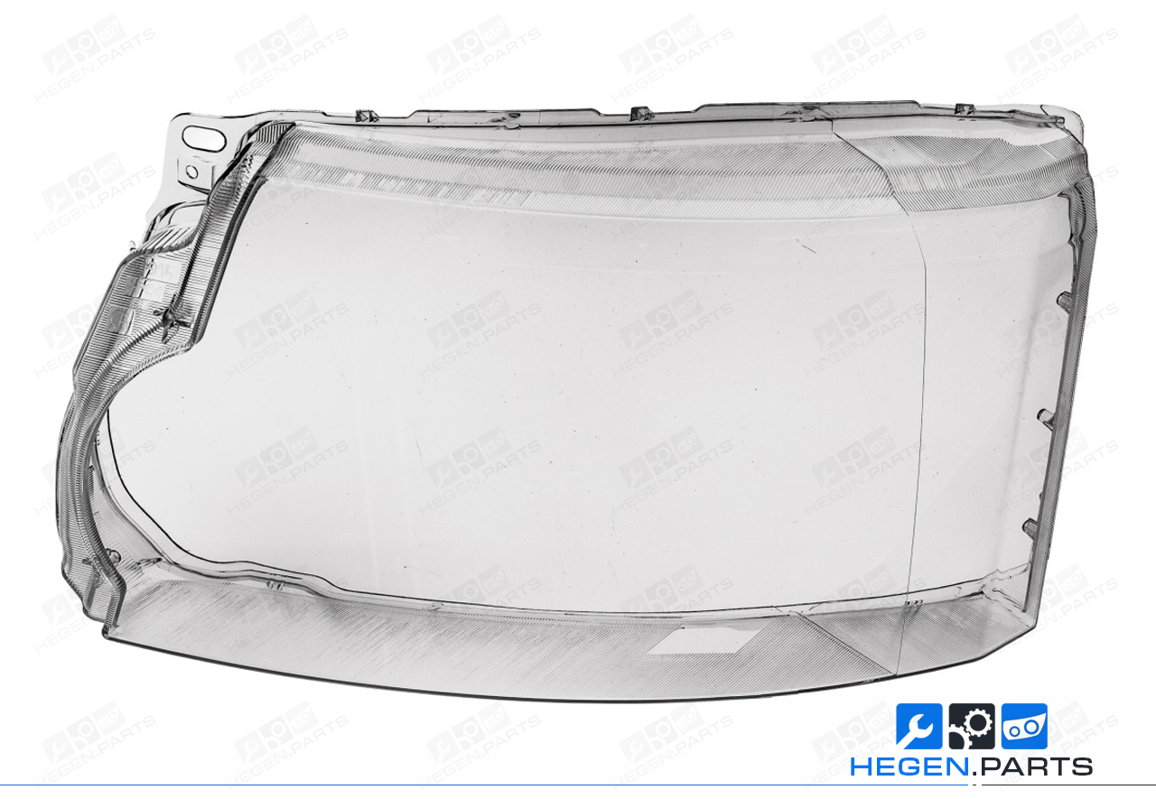 Ляво стъкло (капак) за фар на LAND-ROVER Range Rover Discovery L319 14-16 2-ри фейслифт