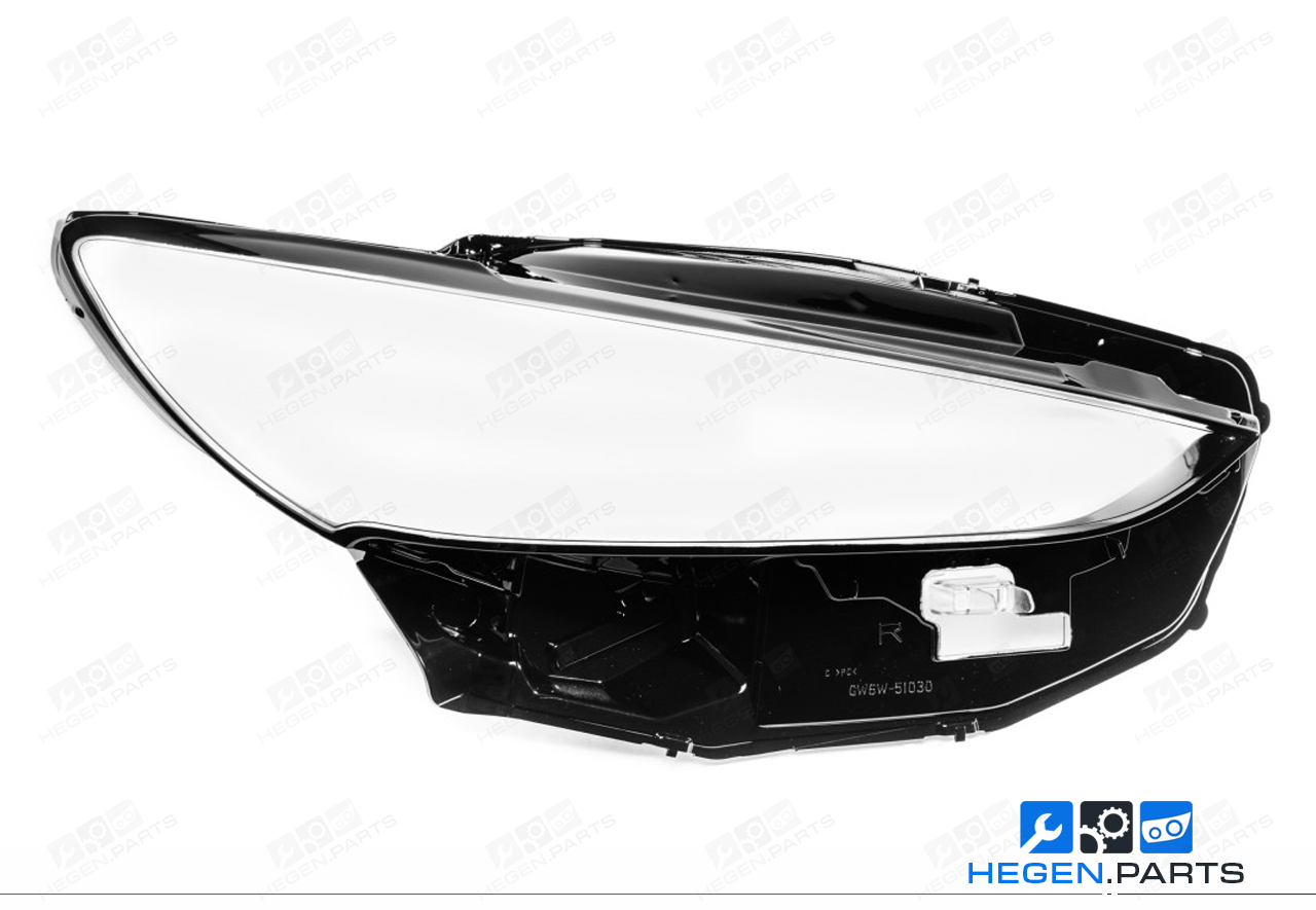 Дясно стъкло (капак) за фар на MAZDA Mazda 6 GL 18-25 фейслифт