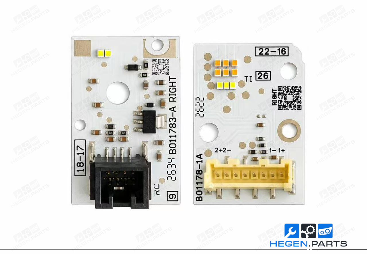 Платки за модули LED дневни светлини за FULL LED фар AUDI A3 8V 2017-2019 8V0998474A 8V0998473A 90071302 90071303 B011782A B011783A DRL чип — десен