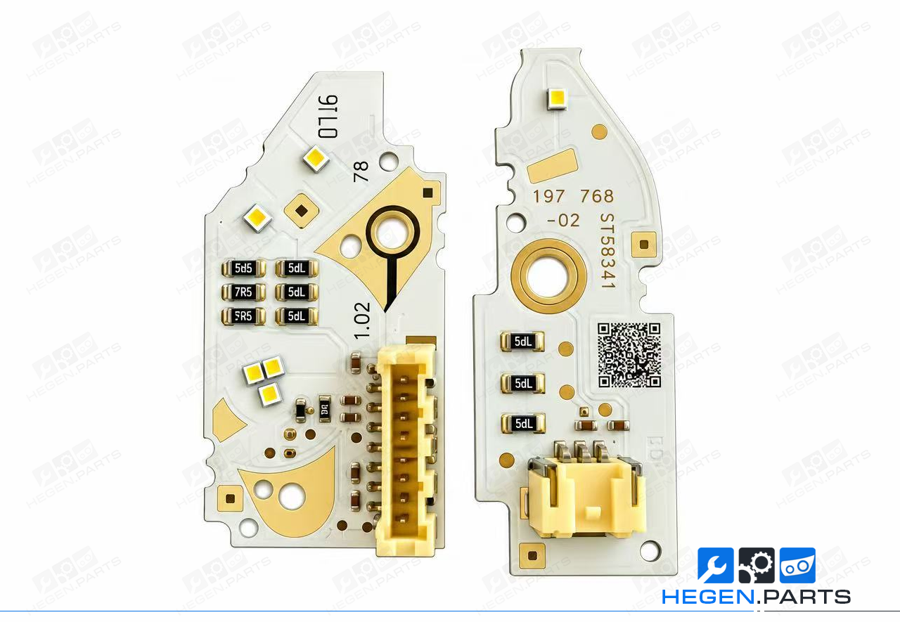 Платки за модули LED дневни светлини за Xenon фар AUDI A6 C7 4G 2016-2017 фейслифт ST4594J 19776802 19776202 ST4588I 19776801 19776201 DRL чип — десен