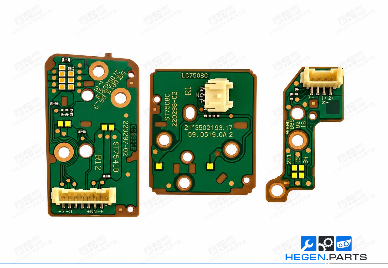 Платки за модули LED дневни светлини за MATRIX фар AUDI A6 C8 2018-2024 ST7508C 220298-01 ST7541B 219350219317 5905190A2 220297-01 220297-02 DRL чип — десен