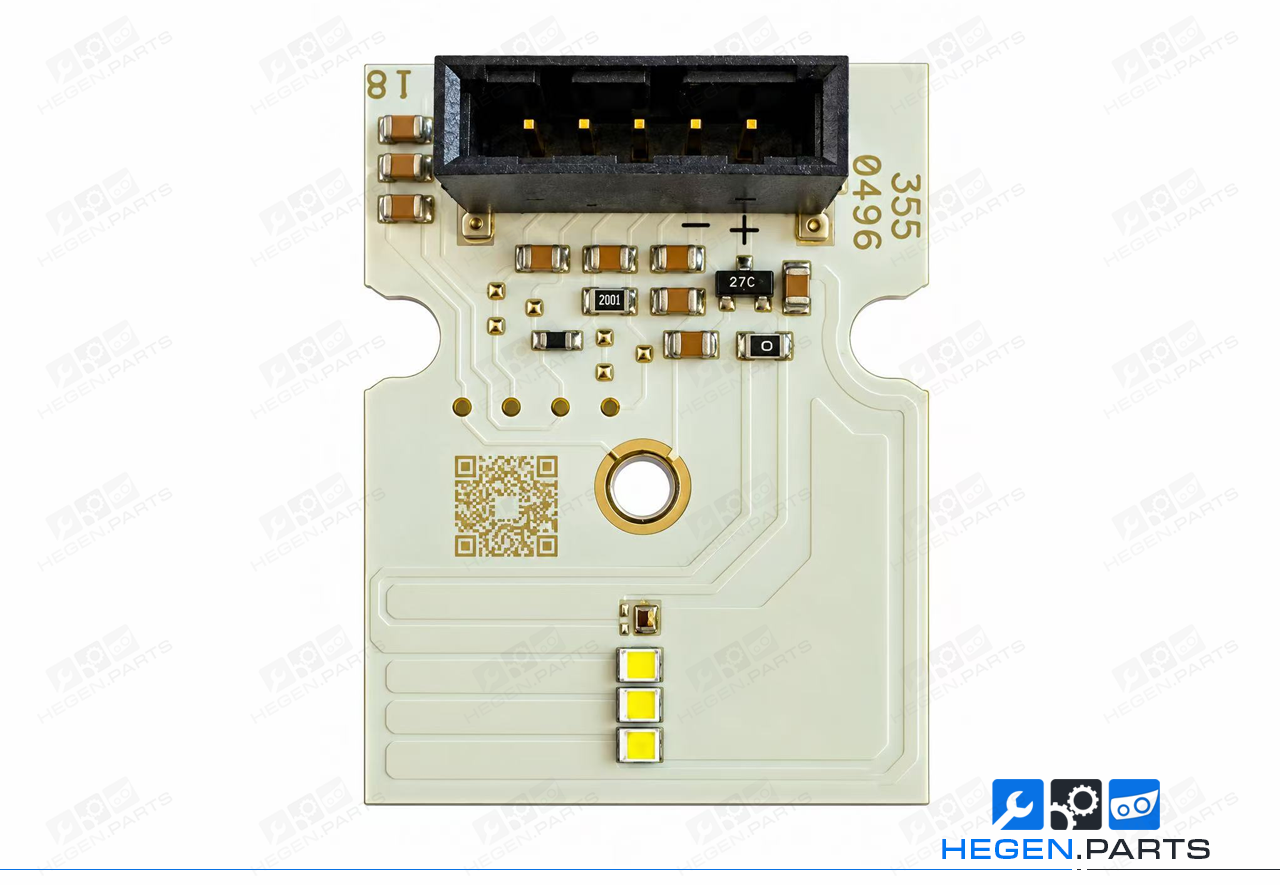 Платки за модули LED дневни светлини за Xenon фар на AUDI Q3 8U 2016-2018 фейслифт 8U0941475B 8U0941475C DRL чип