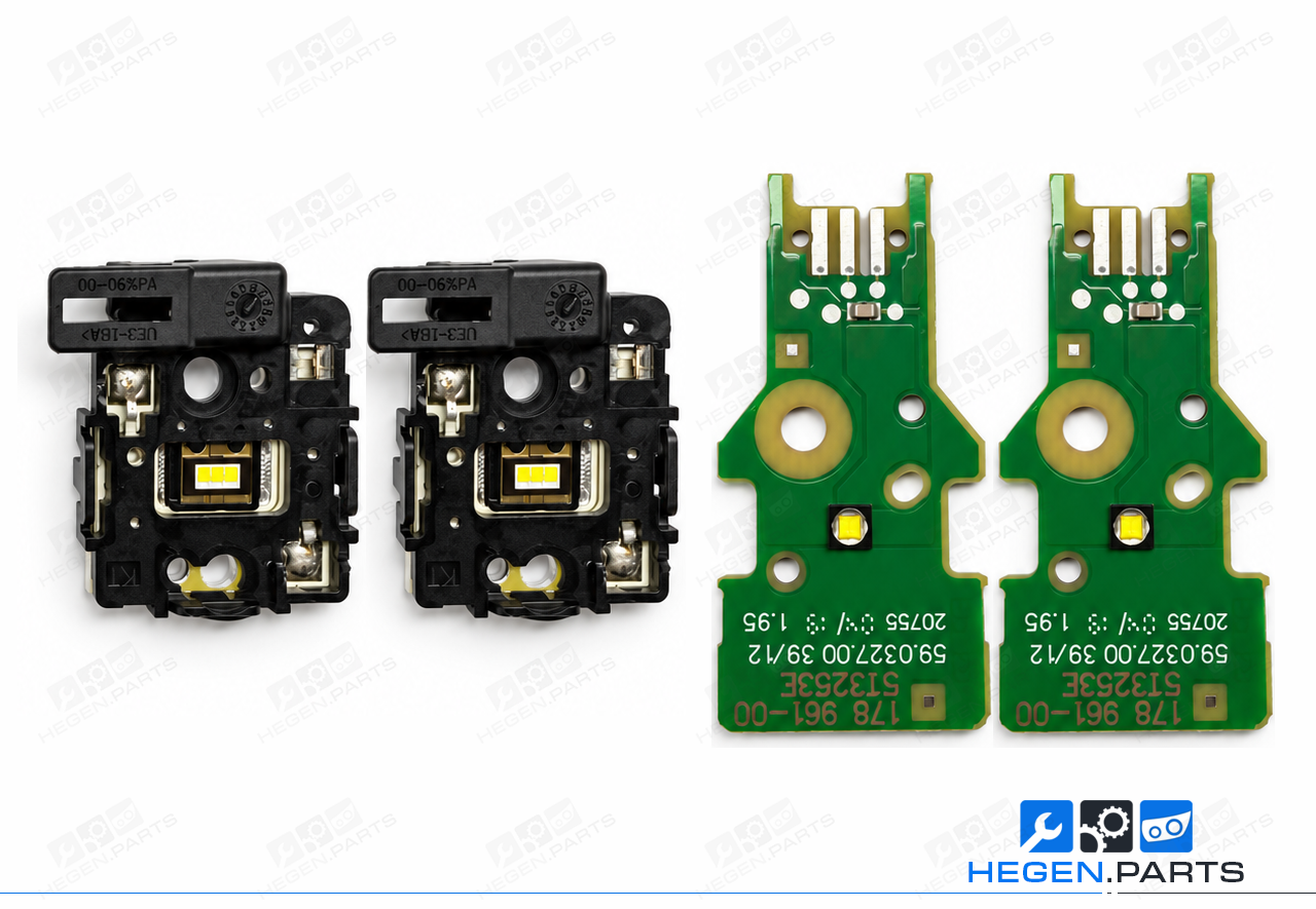 Платки за модули LED дневни светлини за MERCEDES E класа W212 2013-2016 фейслифт, MERCEDES VITO W447 2014-2024 DRL чип — десен