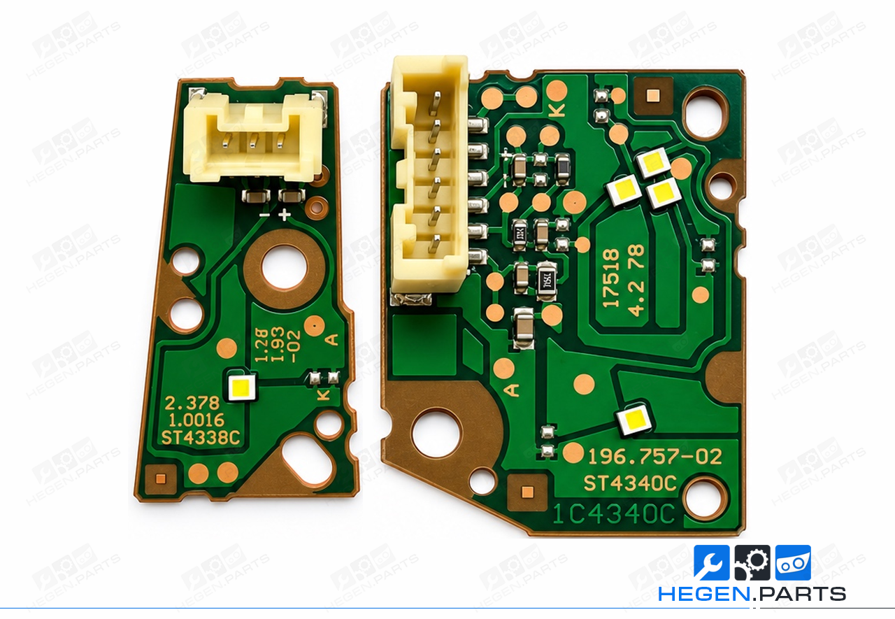 Платки за модули LED дневни светлини за VW Touareg 15-18 196757-02 1C4340C 196757-01 1C4399C DRL чип — десен