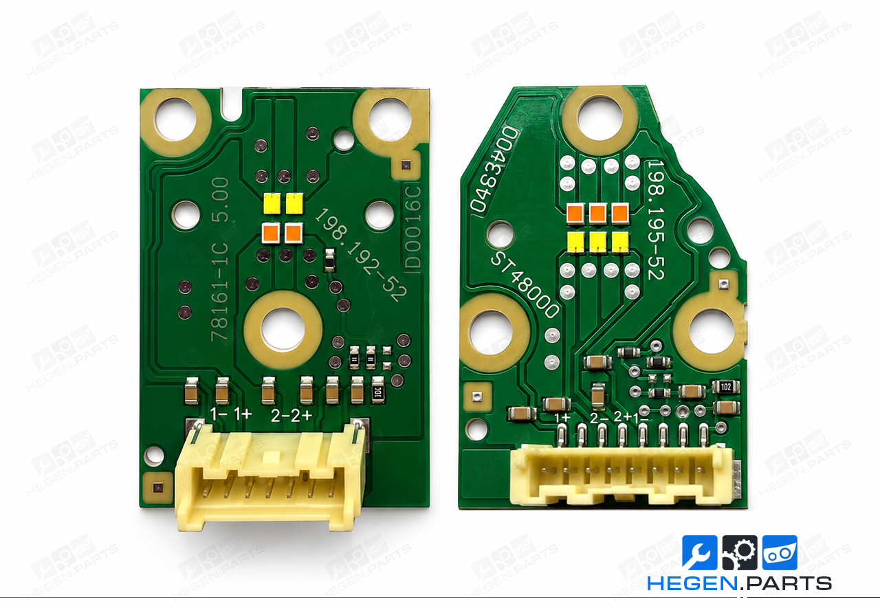 Платки за модули LED дневни светлини за SKODA Superb 3V 15-20 преди фейслифт ST4801D 198.192-52 ST4800D 198.192-51 DRL чип — десен