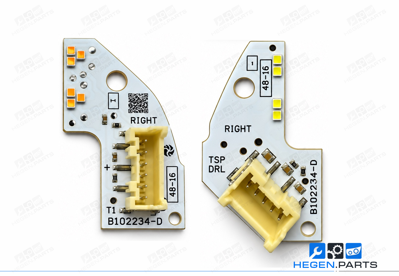 Платки за модули LED дневни светлини за SEAT LEON 5F 17-20 фейслифт 5F0941475A 5F0941476A B102234-D B102233-D DRL чип — десен