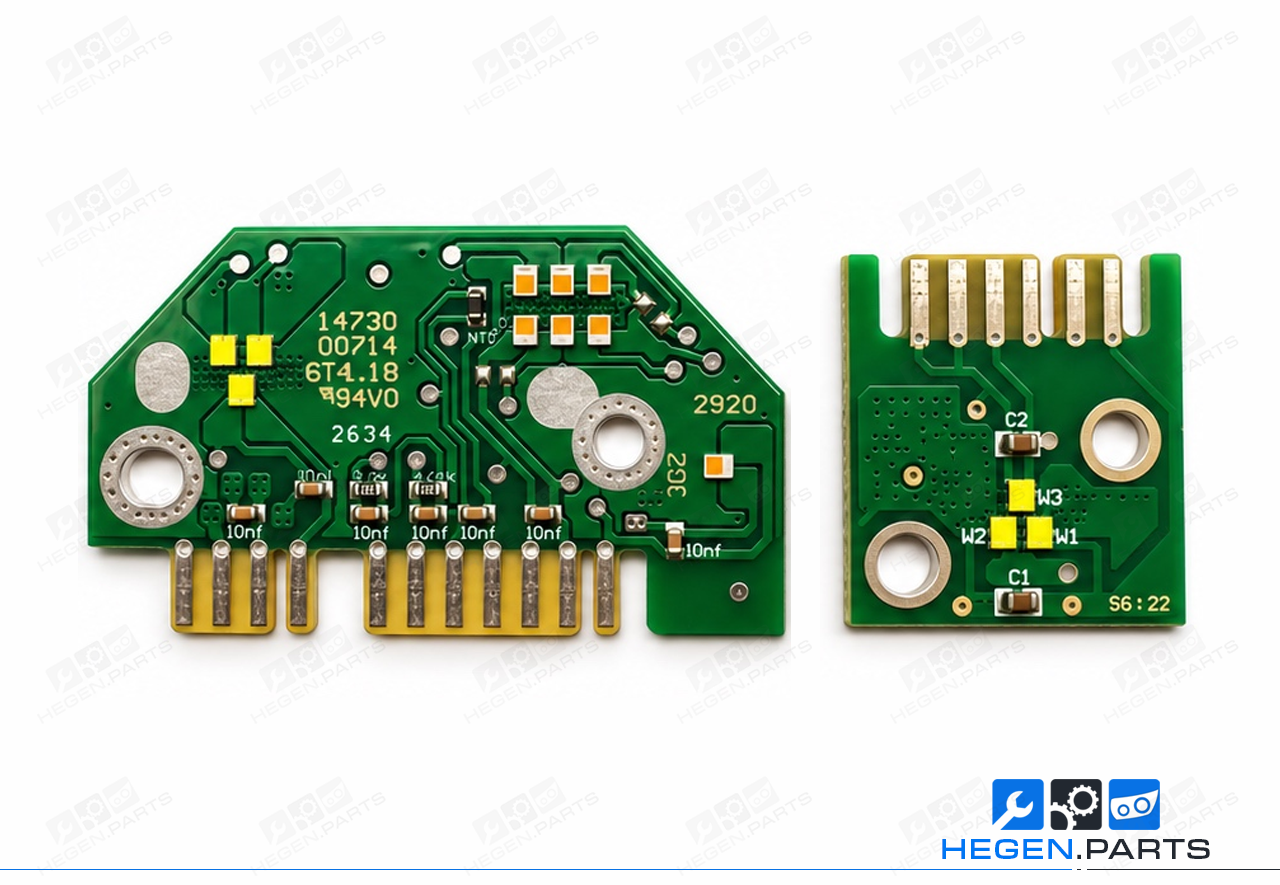 Платки за модули LED дневни светлини за LASER фар BMW 3 серия G20 G21 G28 22-25 фейслифт, 8 серия G14 G15 G16 19-22 преди фейслифт US версия 63118496134 63118737143 63118737144 DRL чип — десен