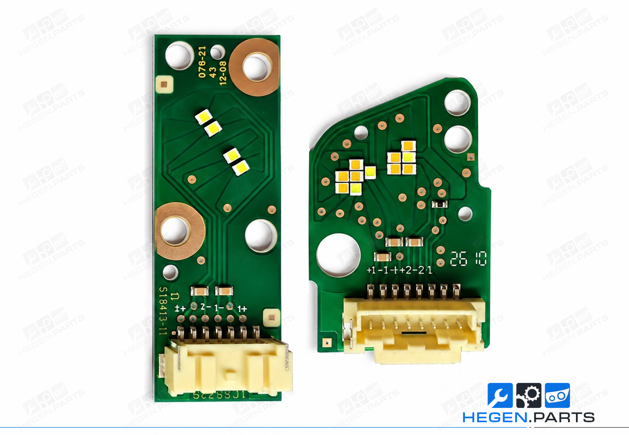 Платки за модули LED дневни светлини за LED фар BMW 5 серия G30 21-24 фейслифт 23508302 23508301 1C8971C 1C8972B DRL чип — десен