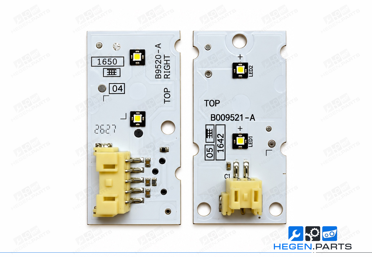 Платки за модули LED дневни светлини за BMW X1 F48 16-19 преди фейслифт, X2 F39 18-21 преди фейслифт B9520-A 90068145 63117428792 63117428790 B009521-A B9519-A 90068144 63117428791 63117428789 B009521-A DRL чип — десен