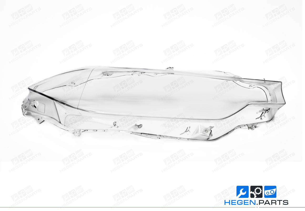 Дясно стъкло (капак) за фар на BMW 3 серия F30 12-15 преди фейслифт Xenon
