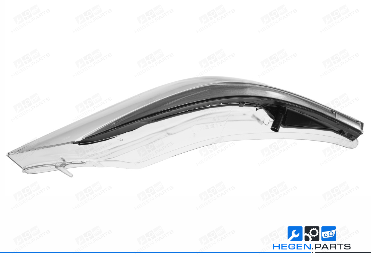 Дясно стъкло (капак) за фар на BMW 5 серия E60 07-10 фейслифт + LED вежда