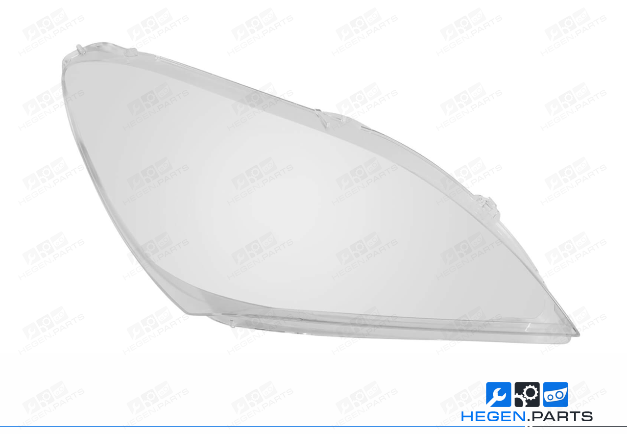 Дясно стъкло (капак) за фар на BMW 6 серия F06 F12 11-14 преди фейслифт Xenon