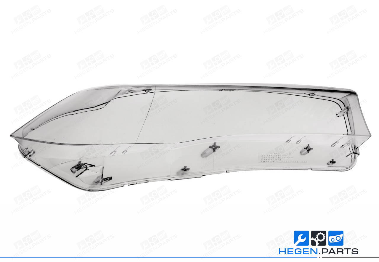 Дясно стъкло (капак) за фар на BMW X5 X6 F15 F16 13-18 Xenon/ LED
