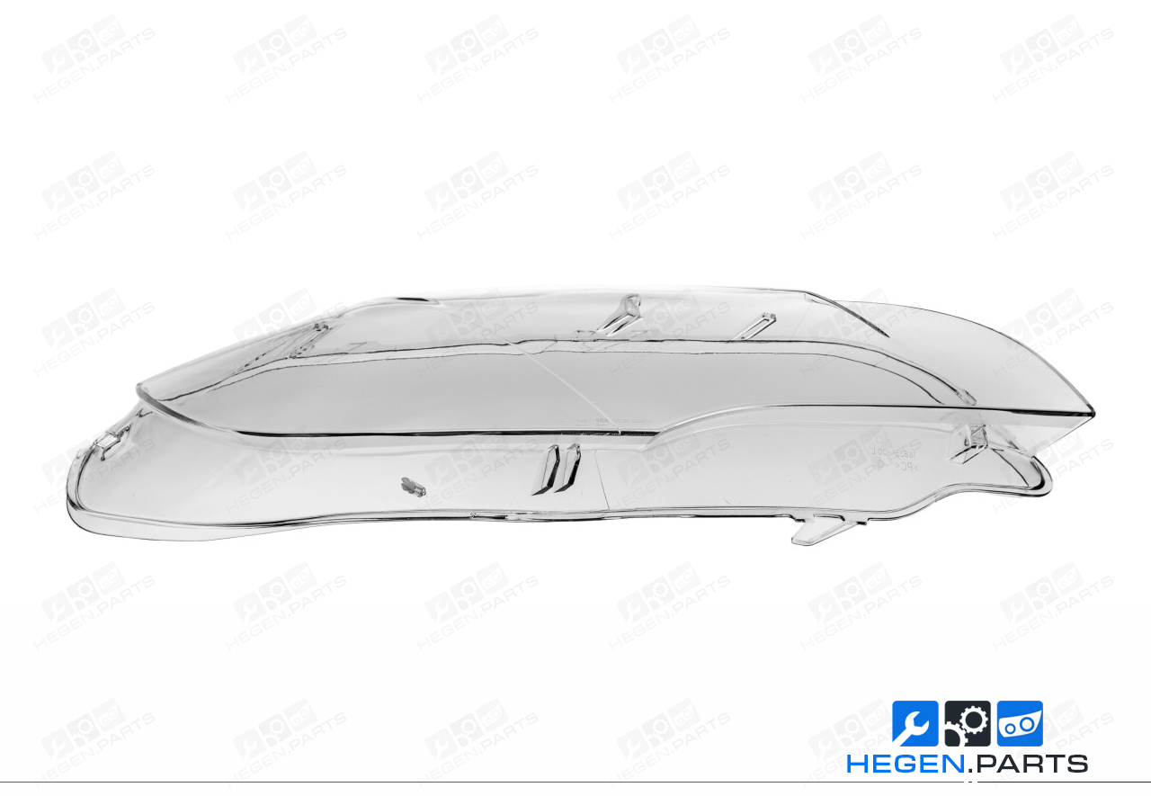 Дясно стъкло (капак) за фар на BMW X6 E71 08-14 преди фейслифт / фейслифт Xenon