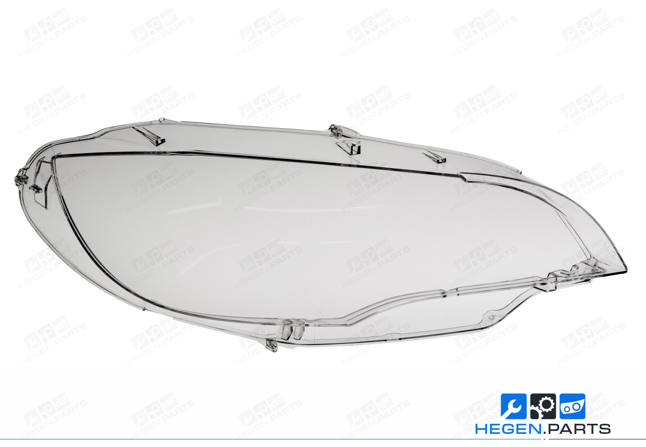 Дясно стъкло (капак) за фар на BMW X6 E71 08-14 преди фейслифт / фейслифт LED