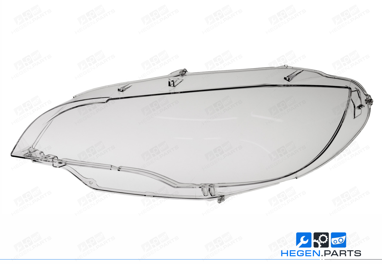 Ляво стъкло (капак) за фар на BMW X6 E71 08-14 преди фейслифт / фейслифт LED