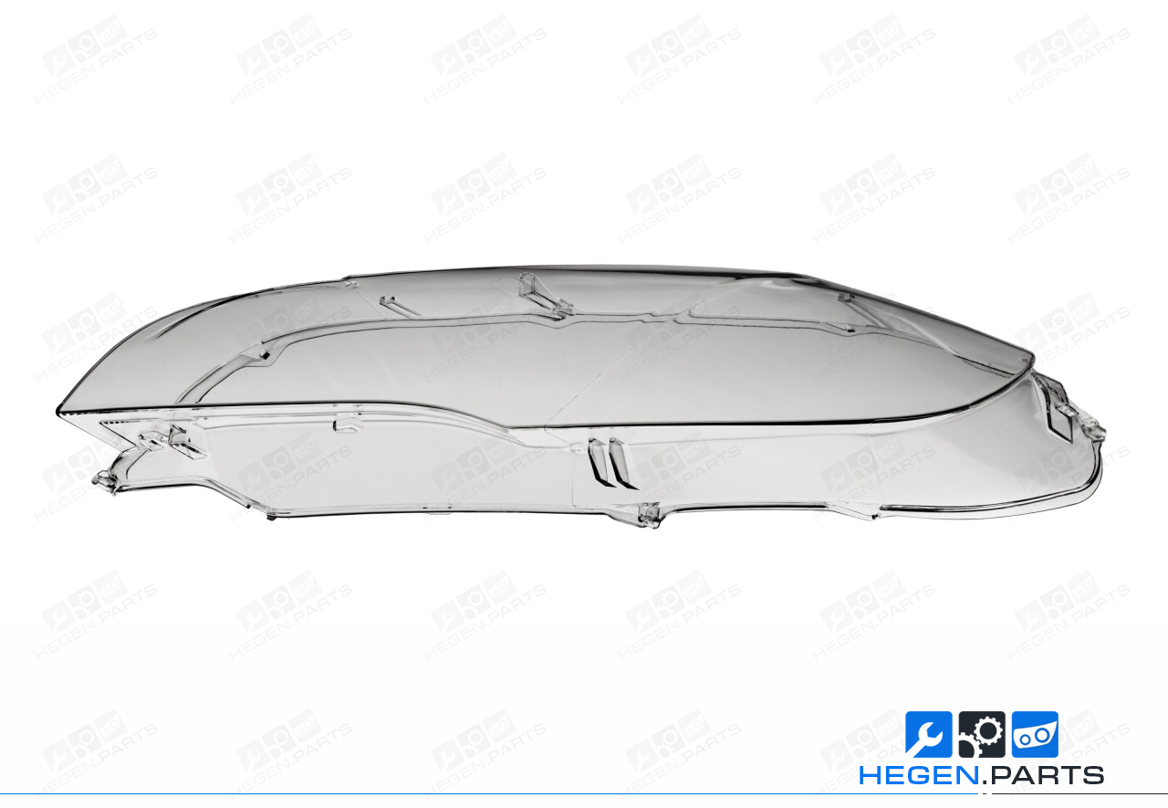 Ляво стъкло (капак) за фар на BMW X6 E71 08-14 преди фейслифт / фейслифт LED