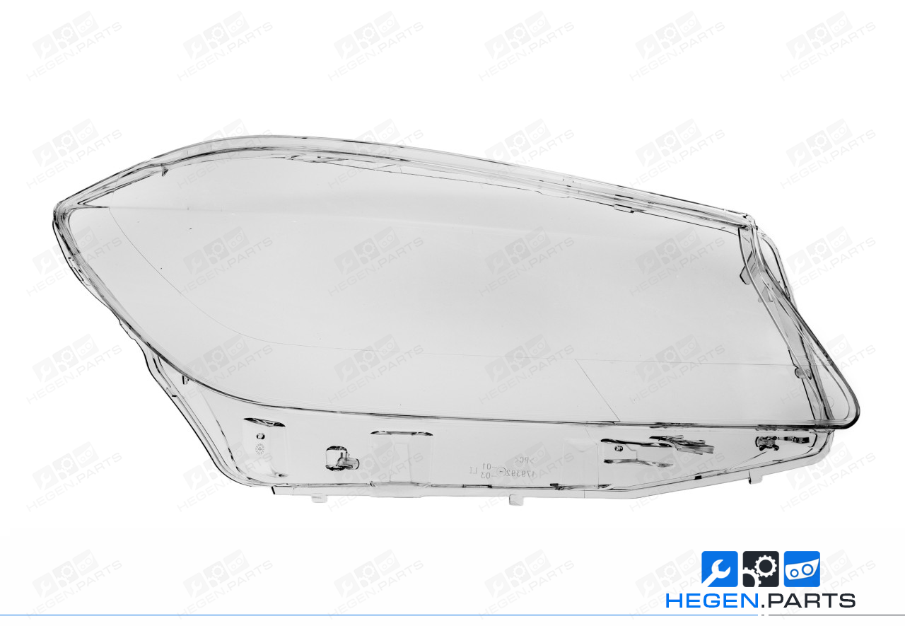Дясно стъкло (капак) за фар на MERCEDES A класа W176 13-15 преди фейслифт Halogen/ Xenon