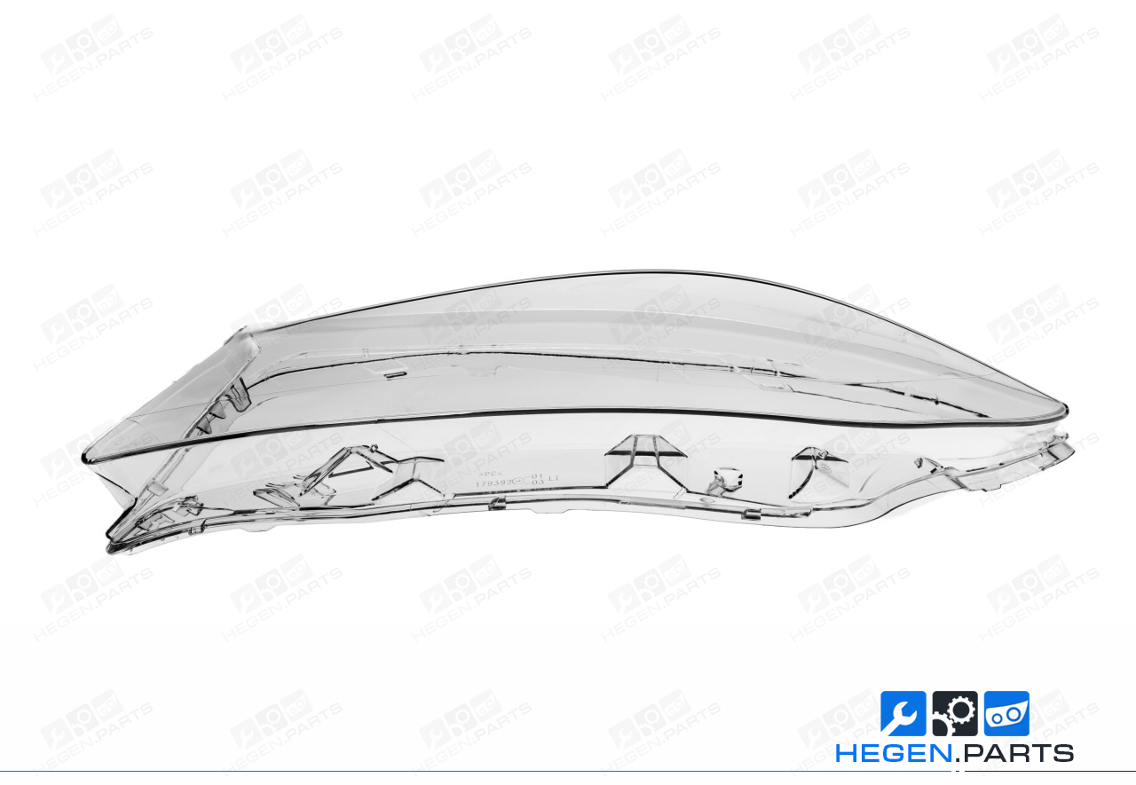 Ляво стъкло (капак) за фар на MERCEDES A класа W176 13-15 преди фейслифт Halogen/ Xenon